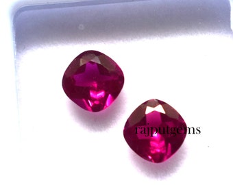 11.00cts Natural Untreated Unheated Ruby Gemstone Oval Shape Emerald Cut 10*8mm 12*9mm 3pcs For Jewelry PURPLISH RED RUBY Gemstone Cut