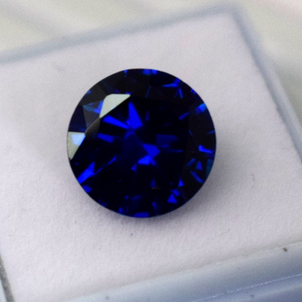 Tanzanite naturelle de qualité AAA, pierres précieuses en vrac, coupe ronde, taille de bague de 7,65 ct, certifiée pour la fabrication de bijoux et livraison rapide gratuite avec cadeau gratuit