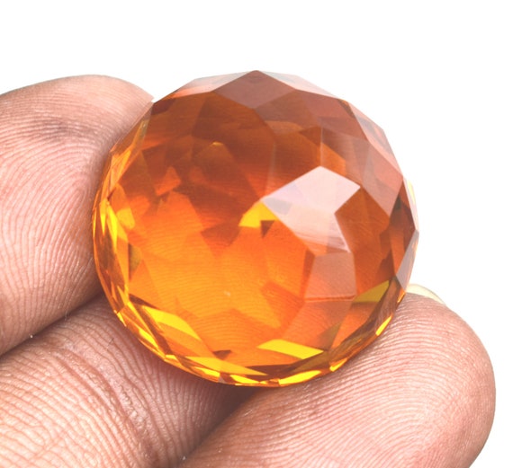 63.45 Ct Natural TOPAZ Extremely Rare ROUND Shape Excellent