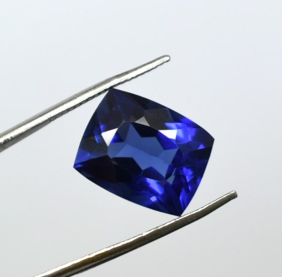 AAA Best Quality 11.20 CT Cushion Cut Natural Tanzanite Loose Gemstone Cut Ring Pendant Size Certified for Making Jewelry Gemstone Etsy UK