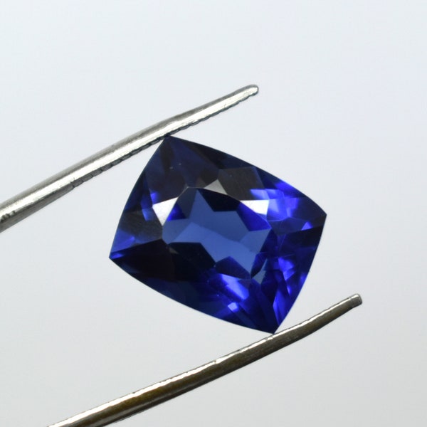 AAA+ Best Quality 11.20 CT Cushion Cut Natural Tanzanite Loose Gemstone cut   Ring & Pendant size Certified for making Jewelry Gemstone