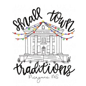 Custom Town Christmas PNG