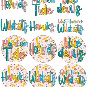 Local School Bundle PNG Zip File