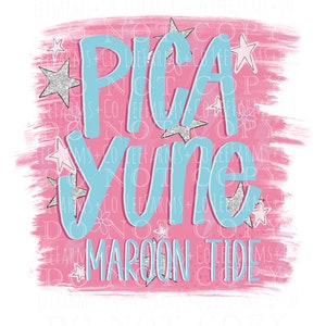 Preppy Picayune Hand Drawn PNG