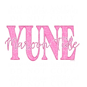 Picayune Maroon Tide Pink PNG