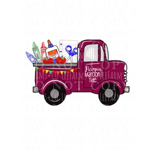 Maroon Tide Back to School Truck