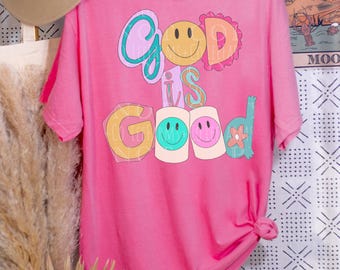 Cute Letter God is Good PNG