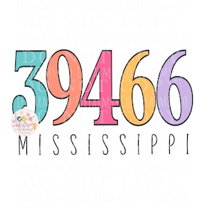 CUSTOM Cute Zip Code PNG