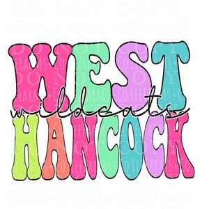 Groovy Neon Buchstabe Schule PNG