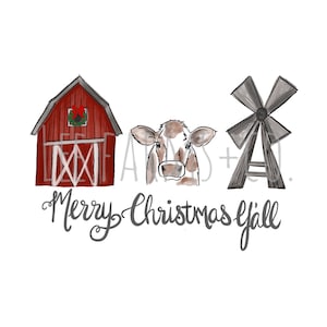 PNG FILE Farmhouse Christmas