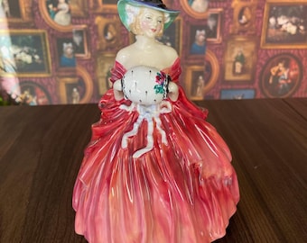 Royal Doulton Genevieve HN 1962, Collectible Royal Doulton, Vintage Royal Doulton, Unique Lady Figurine, Housewarming Gifts, Christmas Gifts