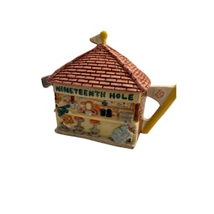 Leonardo Nineteenth Hole Decorative Teapot , Christmas Teapot, Unique Christmas Teapot, Collectible Teapots, Novelty Teapot,