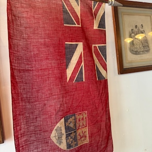 Vintage Canadian Red Ensign Flag, Commonwealth Flag, Vintage Ensign Flag, Union Jack Flag, Canada Flag, Canadian Flag, British Flag