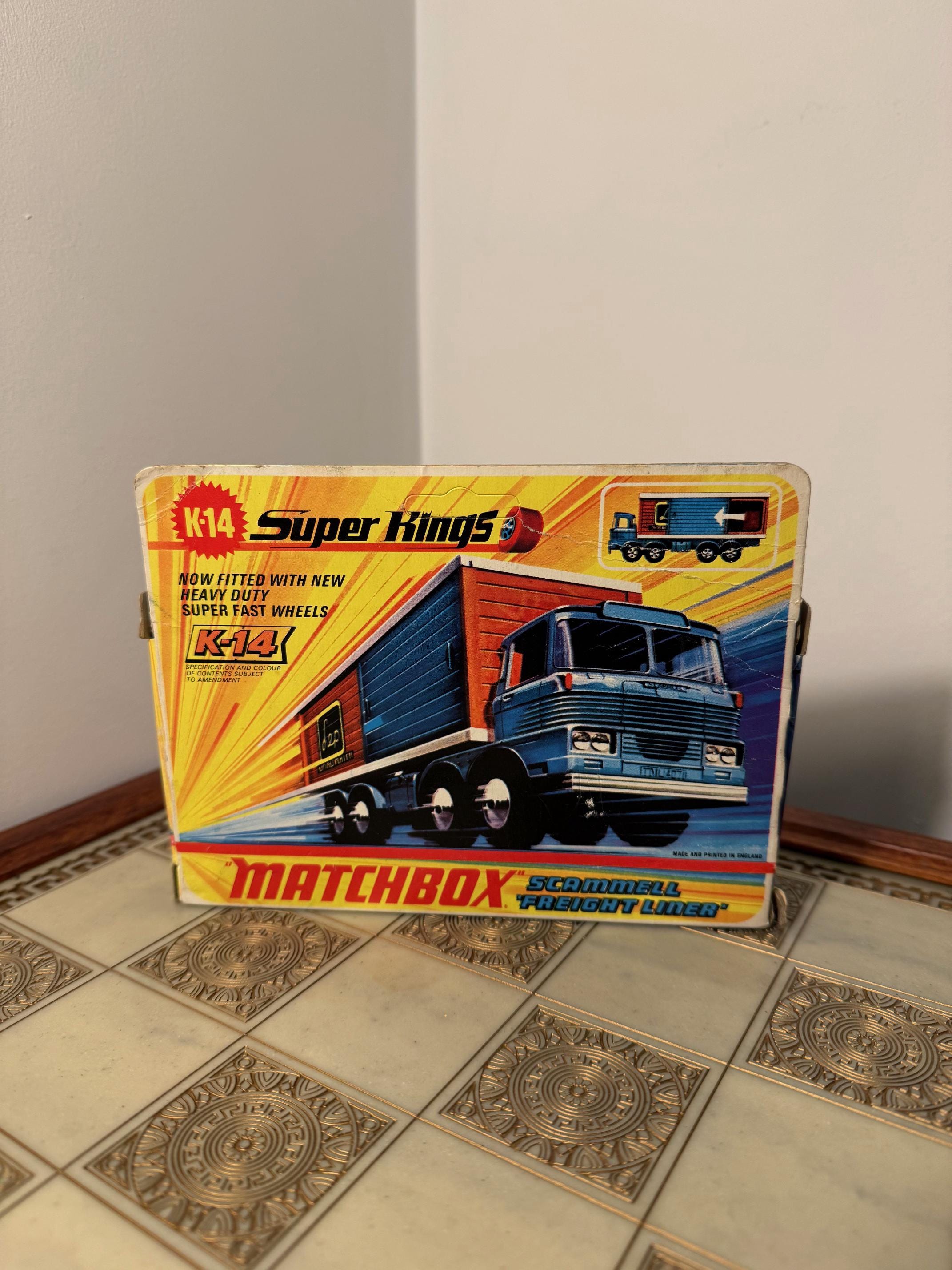 Matchbox Super Kings Scammell Freight Liner - K-14 - 1971 - Boîte D'origine