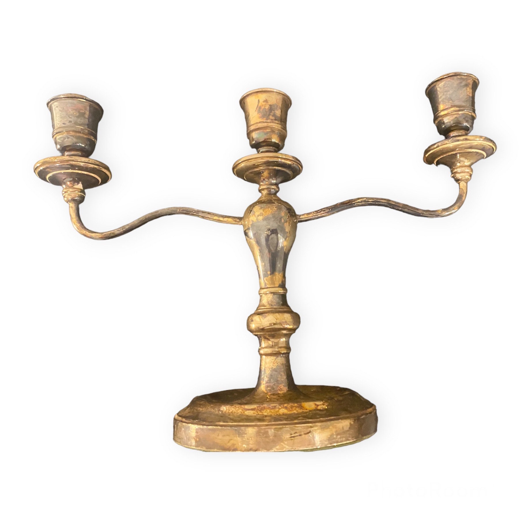 Charles S Green Vintage Silver Candlestick Centerpiece Candelabra Holder , Vintage English Candlestick Holder , Mother's Day Gift
