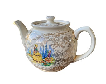 Sadler Vintage Crinoline Lady Tea Pot, Tetera Sadler única, Regalo Tealovers