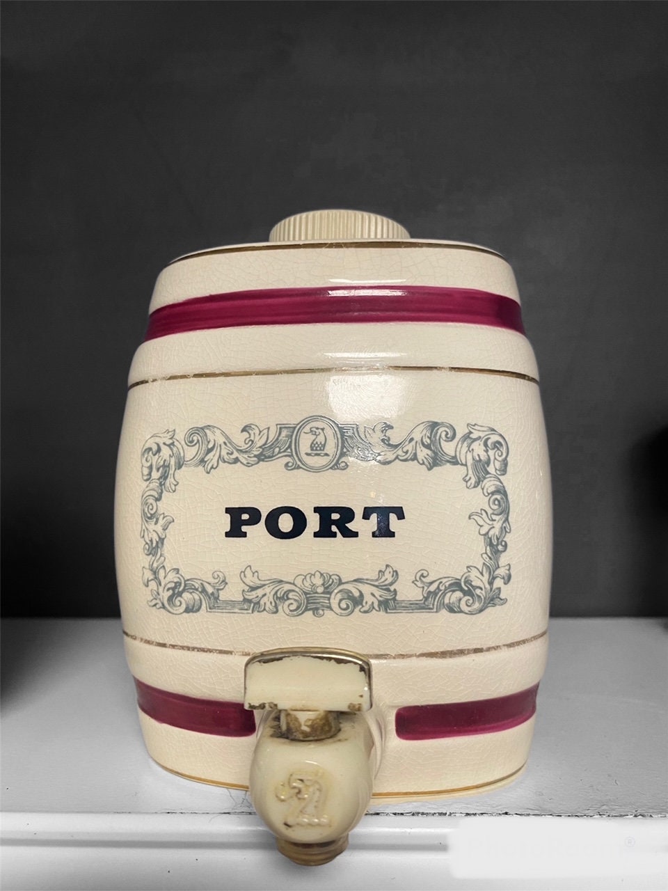 Set of Decanters Gin Rum Cognag and Port Barrel Etsy UK