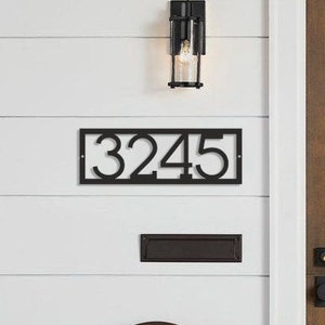Modern House numbers, Metal Address numbers, House address sign, House number