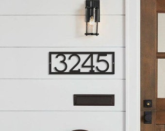 Large House numbers, Modern Address number sign, Metal Address sign, Door number