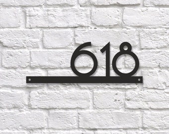 Minimalistic address plaque Contemporary Sign