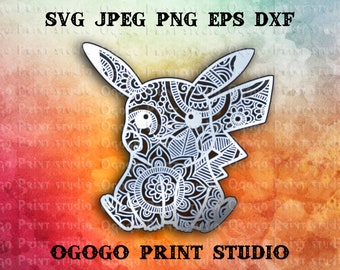 Download Pokemon Mandala Etsy