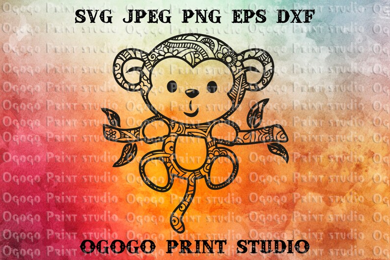 Download Animal Svg Mandala Svg Cricut Svg 3d Layered Monkey Svg Silhouette Svg Zentangle Svg Digital Art Collectibles Alechcemisieszyc Pl