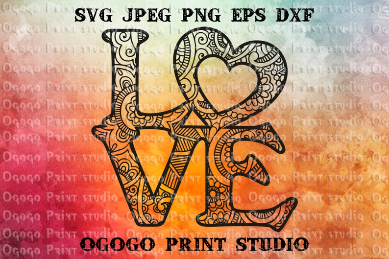 Free Free 264 Love Mandala Svg SVG PNG EPS DXF File