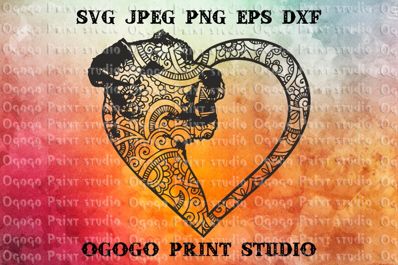 Download Svg Mandala Heart Svg Png Eps Dxf File Free Svg Cut Files