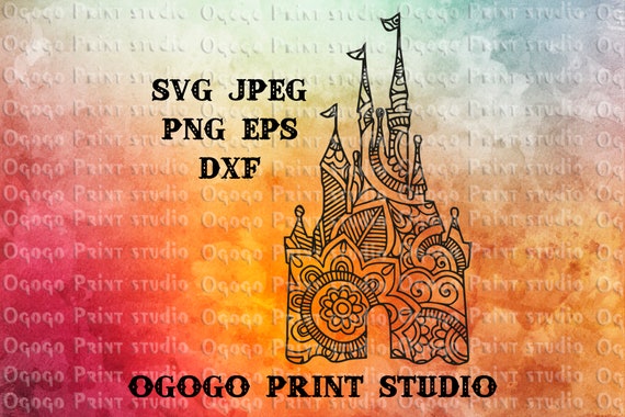 Free Free 52 Disney Castle Mandala Svg SVG PNG EPS DXF File