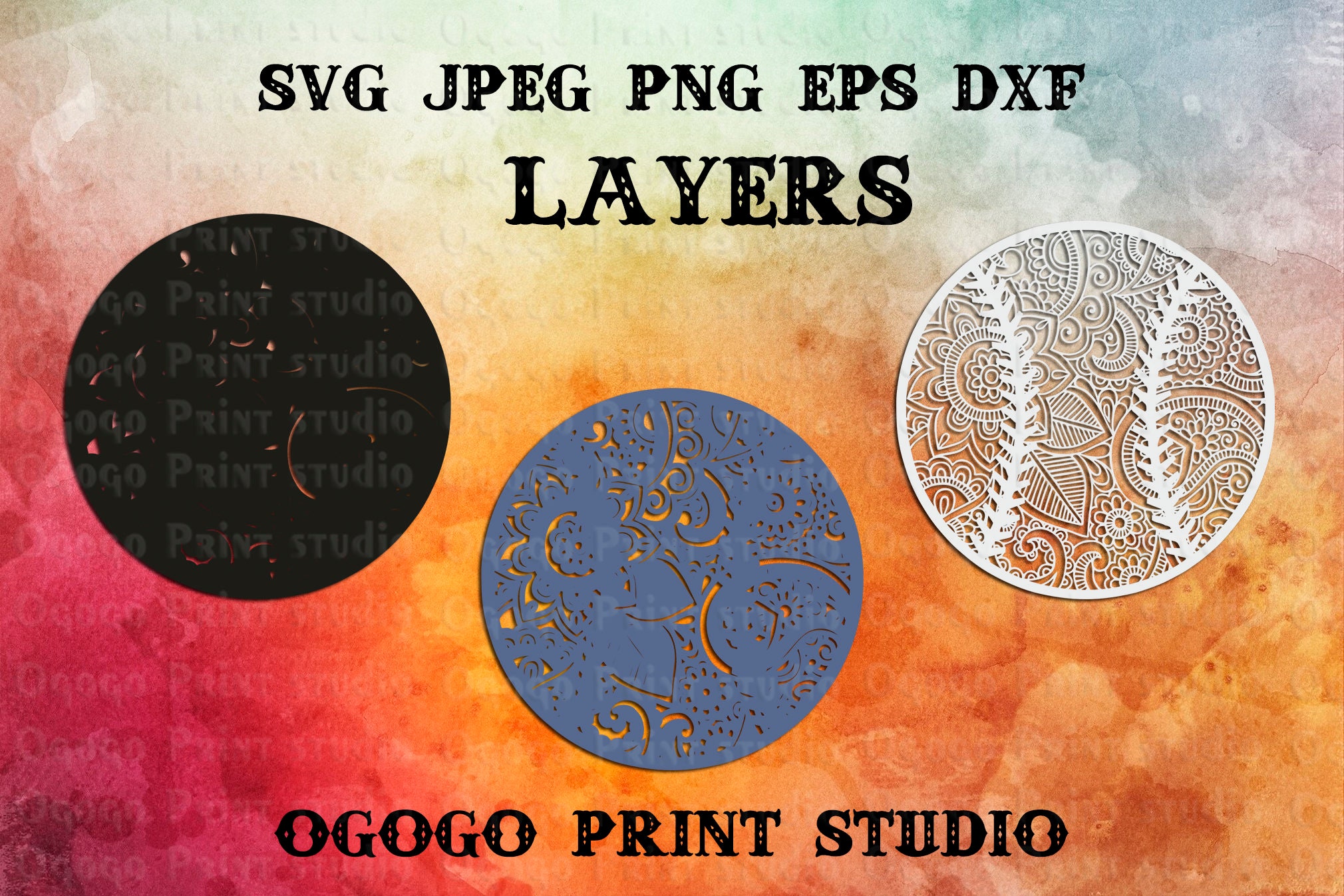 3D Layered Baseball Svg Mandala Svg Zentangle SVG Sport Etsy