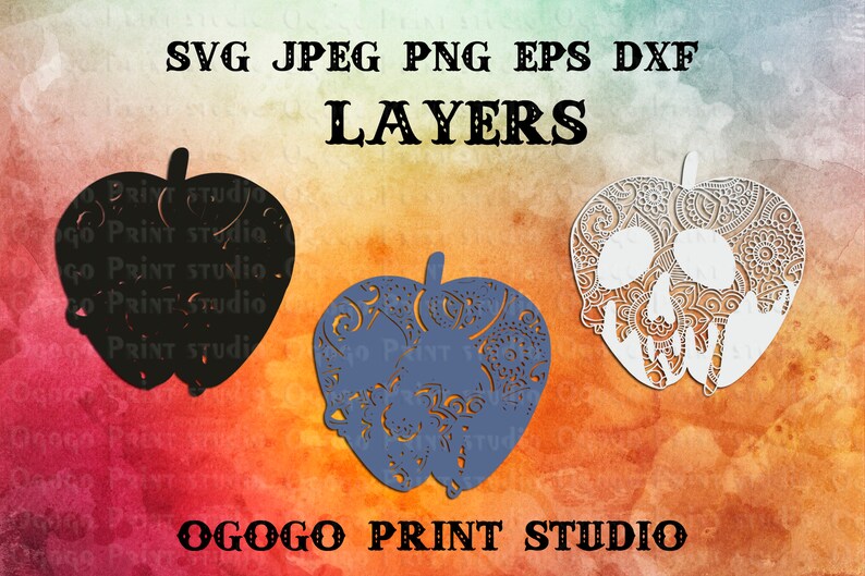 Free Free Layered Apple Svg 451 SVG PNG EPS DXF File