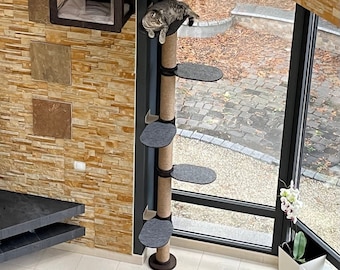 Cat Tree Cat Tower Cat Scratcher Cat Tree Tower Cat Tree for Large Cats Cat Furniture Modern Cat Tree Wood Cat Tree Modern Cat Furniture