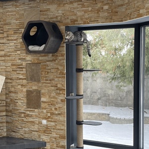 Cat Tree | Wall Cat Furniture | Wall Cat Scratcher | Cat Steps | Cat Shelf Bed | New Christmas Gifts for Cats | Wooden Cat Toys for Wall