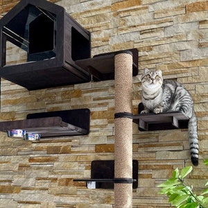Cat Tree for Large Cats Cat Tree for Big Cats Large Cat Tree Large Cat Tower Cat Tree Floor to Ceiling Tall Cat Scratcher Gifts for Cats