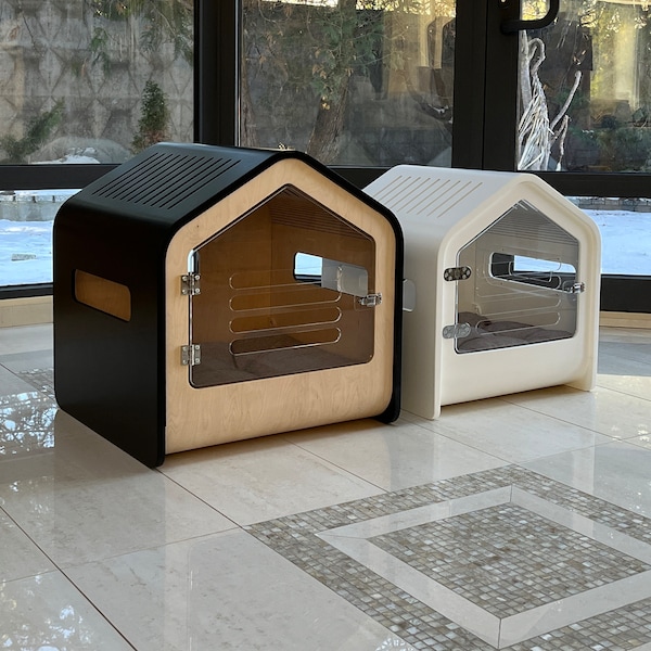 Wooden Crate for Small Dogs Etsy