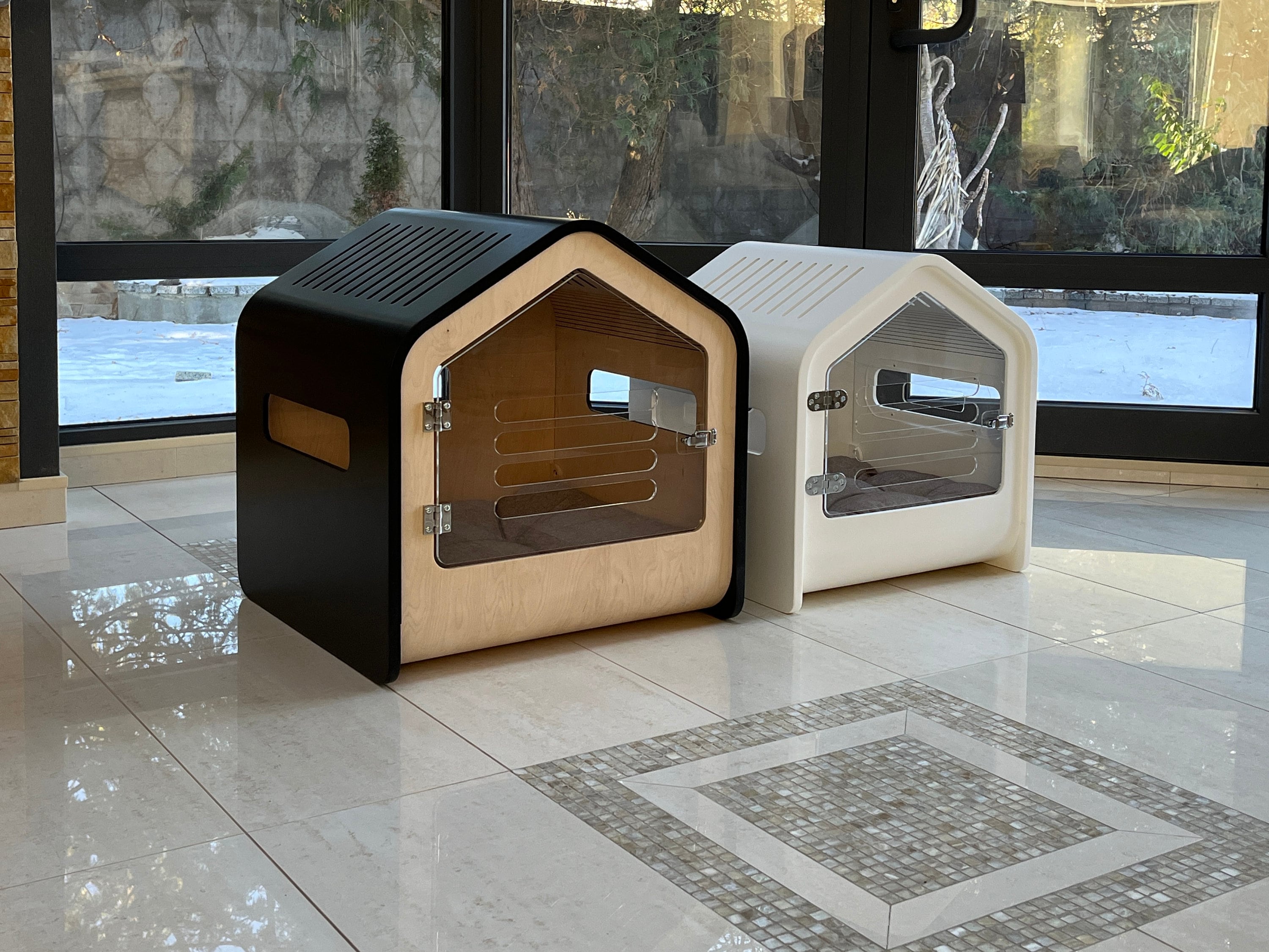 Elegant dog crates clearance
