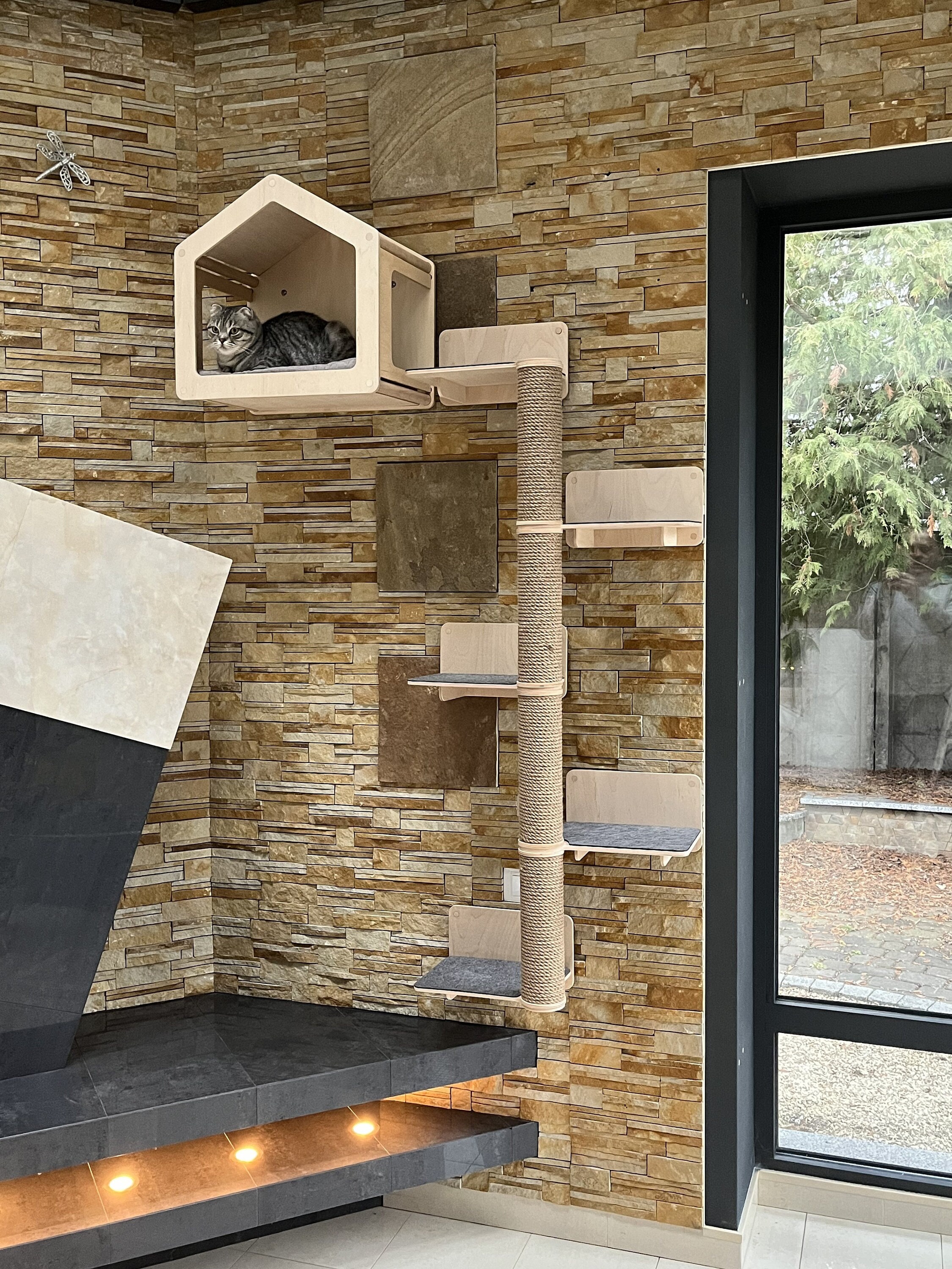 Modern outdoor cat house outlet