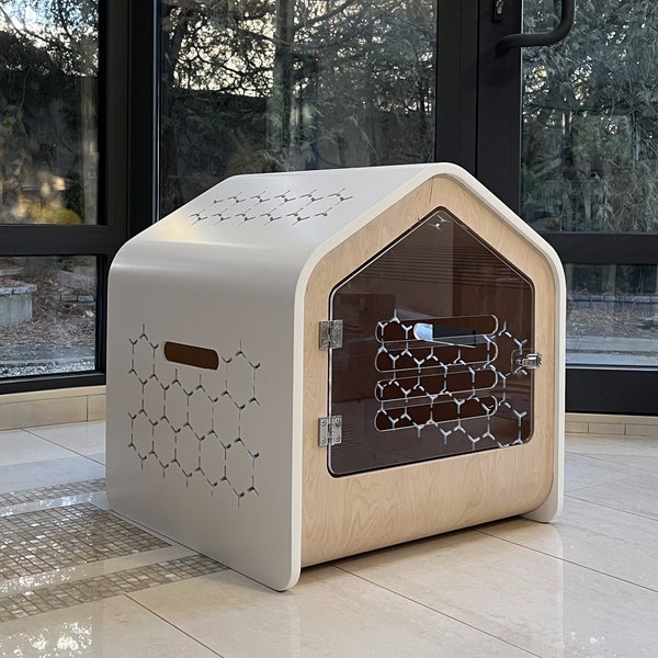 Huizen voor honden Hondenhuis Hondenmeubilair Moderne hondenkrat Hond Moeder Cadeau Binnen Hondenhuis Huisdier Huis Huisdier Moeder Cadeau Hondenkennel Cadeau voor hondenliefhebber