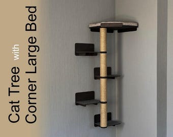 Corner Cat Tree, Corner Cat Wall Bed, Corner Cat Shelf, Corner Cat Scratcher, Corner Cat Bed, Corner Cat Wall, Modern Cat Tree Corner
