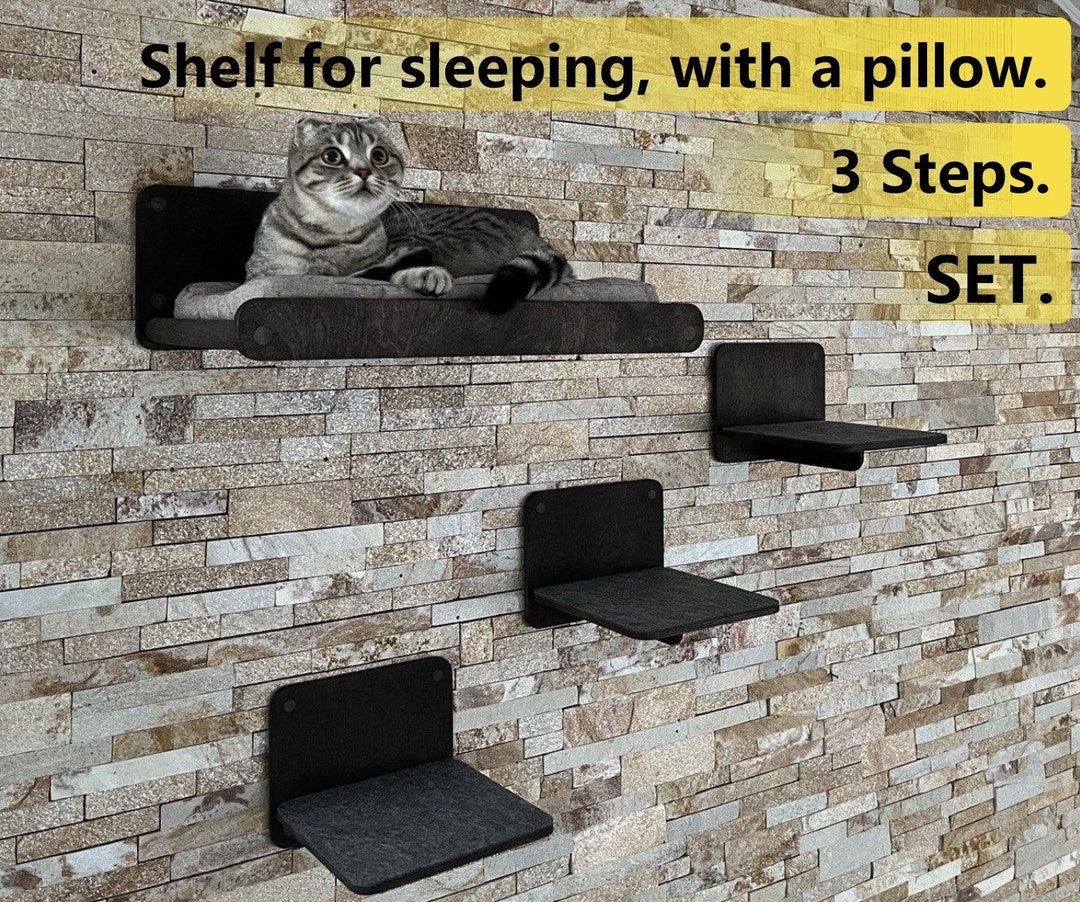 Cat Bed Cat Wall Cat Condo Cat Play Furniture Cat Perch Cat Etsy