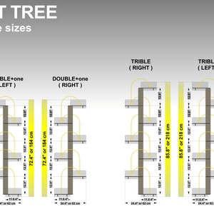 Arbre à chat élégant Mobilier moderne pour chat Arbre à chat pour jouer Perchoirs pour chat Étagères murales pour chat Lit unique pour chat Cadeau pour chat Jouets d'escalade pour chat image 7