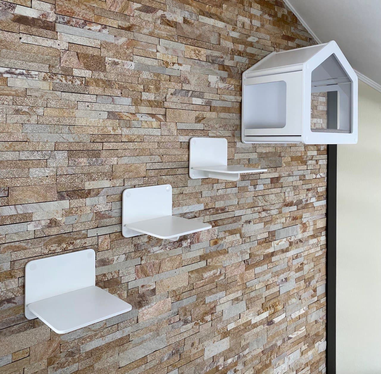 Set of 3 Steps Cat Steps Bed Pet Steps for Cat Steps for Wall Etsy UK