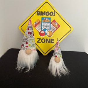 Bingo Gnome, Mini Gnome, Bingo Cards