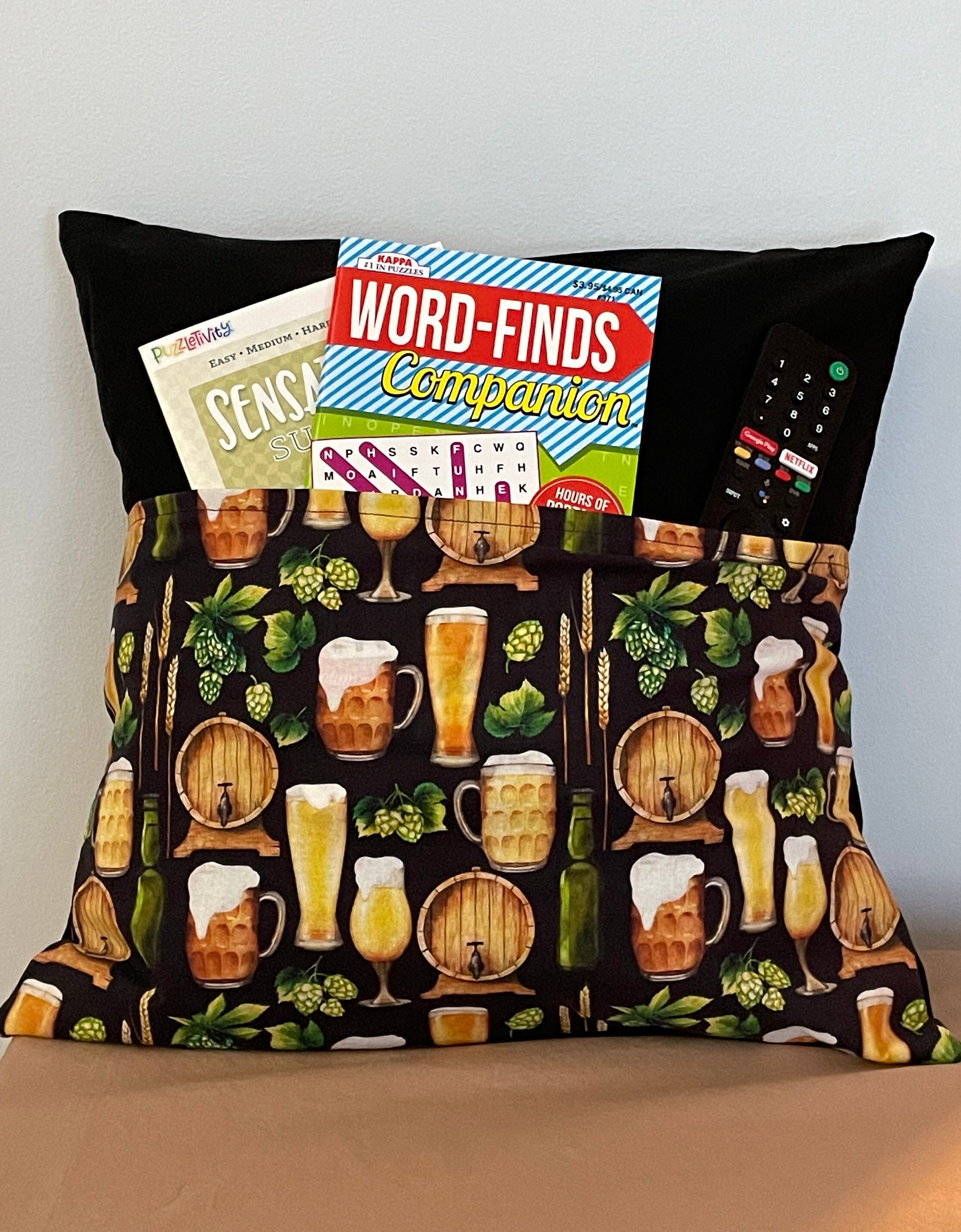 Pocket Pillow, Craft Beers Etsy