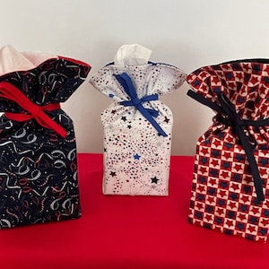 Tissue Box Cover, Square, July 4th, Fireworks