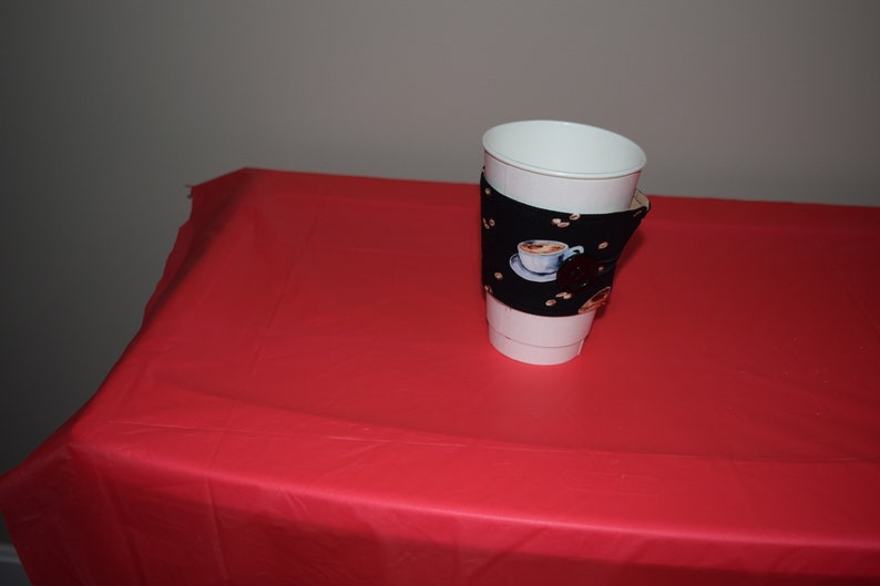 Coffee Cup Cozy \u2013 Coffee Cup and Coffee Beans