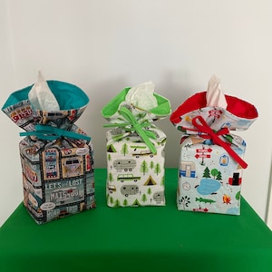 Tissue Box Cover, Square, Camping, Outdoors