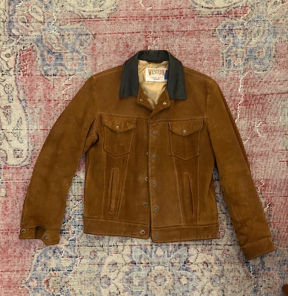 ジャケット・アウター Schott / 394 suede leather western RARE Vintage Schott 