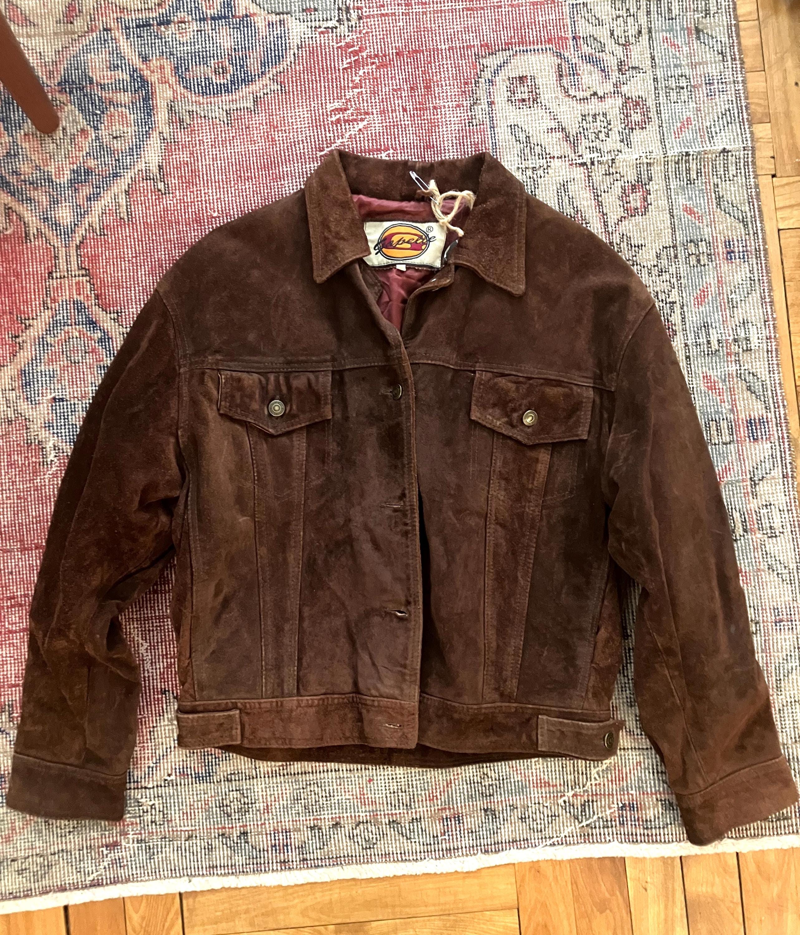 ム*ン様 vintage schott suede leather tracke ム*ン様 vintage schott suede leather tracke Vintage 90s
