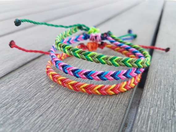 Waterproof Fishtail Braid Bracelets, Handmade Bracelets, BFF